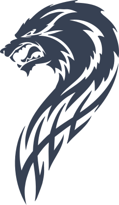 Angry Coyote Sticker