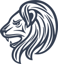 Angry Detailed Lion Head Sticker