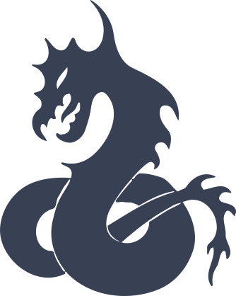 Angry Dragon Snake Sticker