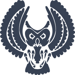 Angry Owl Sticker