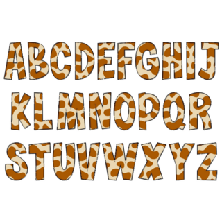 Animal Alphabet Sticker Sheet