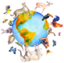 Animals Around And On The World