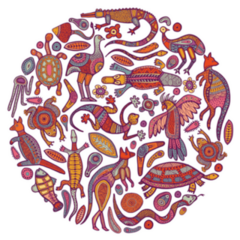 Animals Of Australia Sketches In Australian Aborigines Sticker