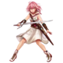 anime Female Girl Warrior, Swordswoman Magic Fencer Knight sticker