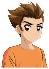 Anime Male Manga Cartoon Sticker