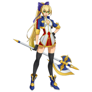 Anime Warior Girl Sticker