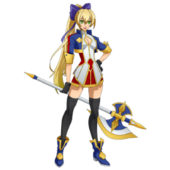 Anime Warior Girl Sticker