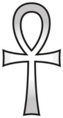Ankh Hieroglyph, Also Known As Key Of Life Sticker