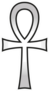 Ankh Hieroglyph, Also Known As Key Of Life Sticker