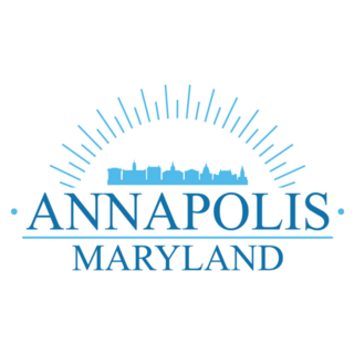 Annapolis Maryland City Banner Sticker