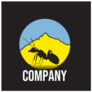 Ant Company Lettering Sticker