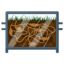 Ant Farm Isolated Sticker