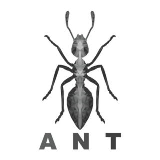 Ant Geometric Triangle Logo Sticker