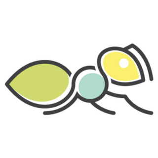 Ant Line Creative Ant Logo Sticker