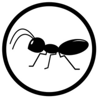 Ant Logo Circle Sticker 