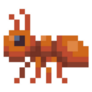 Ant Pixel Art Icon Sticker