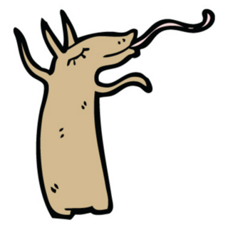 Anteater Cartoon Cute Sticker