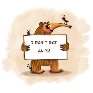 Anteater I Dont Eat Ants Sticker