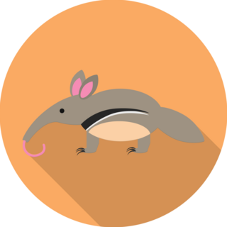 Anteater Icon Sticker