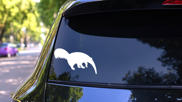 Anteater Sticker on a Rear Car Window (New) example