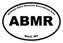 Antelope Butte Mountain Recreational Area Oval Sticker