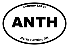 Anthony Lakes Oval Sticker