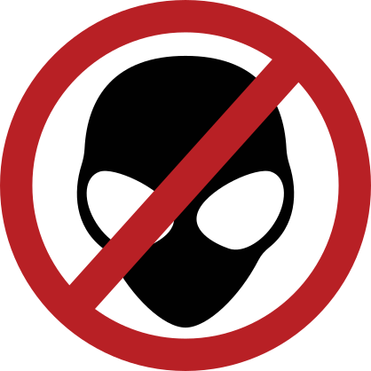 Anti Alien Sign Sticker