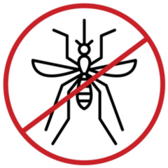 Anti Mosquito Sign Sticker