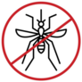 Anti Mosquito Sign Sticker