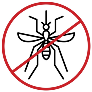 Anti Mosquito Sign Sticker