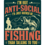 Anti-Social Fishing Sticker