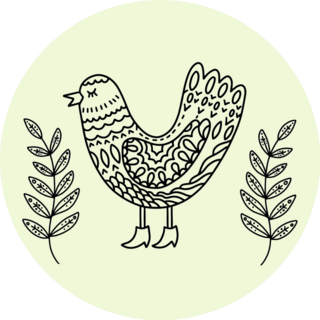 Anti Stress Partridge Sticker