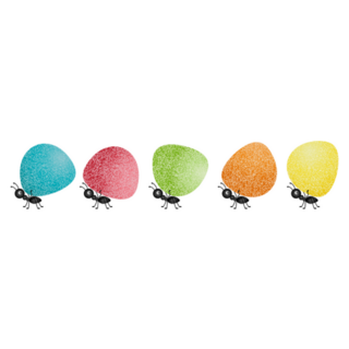 Ants Carrying Gumdrops Sticker
