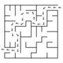 Ants Into Labyrinth Maze Sticker