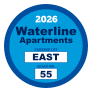 Apartment with Space Circle Parking Permit Sticker