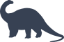 Apatosaurus Dinosaur Looking Back Sticker