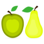 Apple And Pear Icons