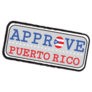 Approve Puerto Rico Stamp Flag Sticker