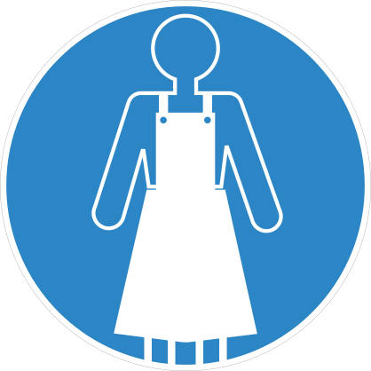 Apron Sign Sticker
