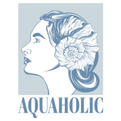 Aquaholic Sticker