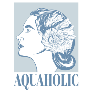 Aquaholic Sticker