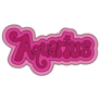 Aquarius Star Lettering Sticker