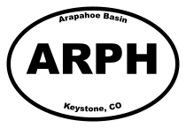 Arapahoe Basin Oval Sticker