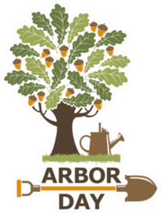 Arbor Day Illustration Sticker
