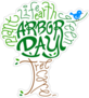 Arbor Day Text Illustration Sticker