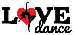 Arched Back Love Dance Sticker