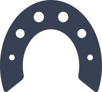 Arched Horseshoe Sticker