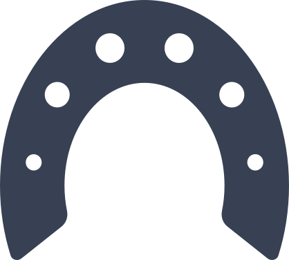 Arched Horseshoe Sticker