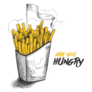 Are You Hungry French Fries Sticker