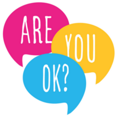 Are You Ok ? Speech Bubble Illustration Sticker
